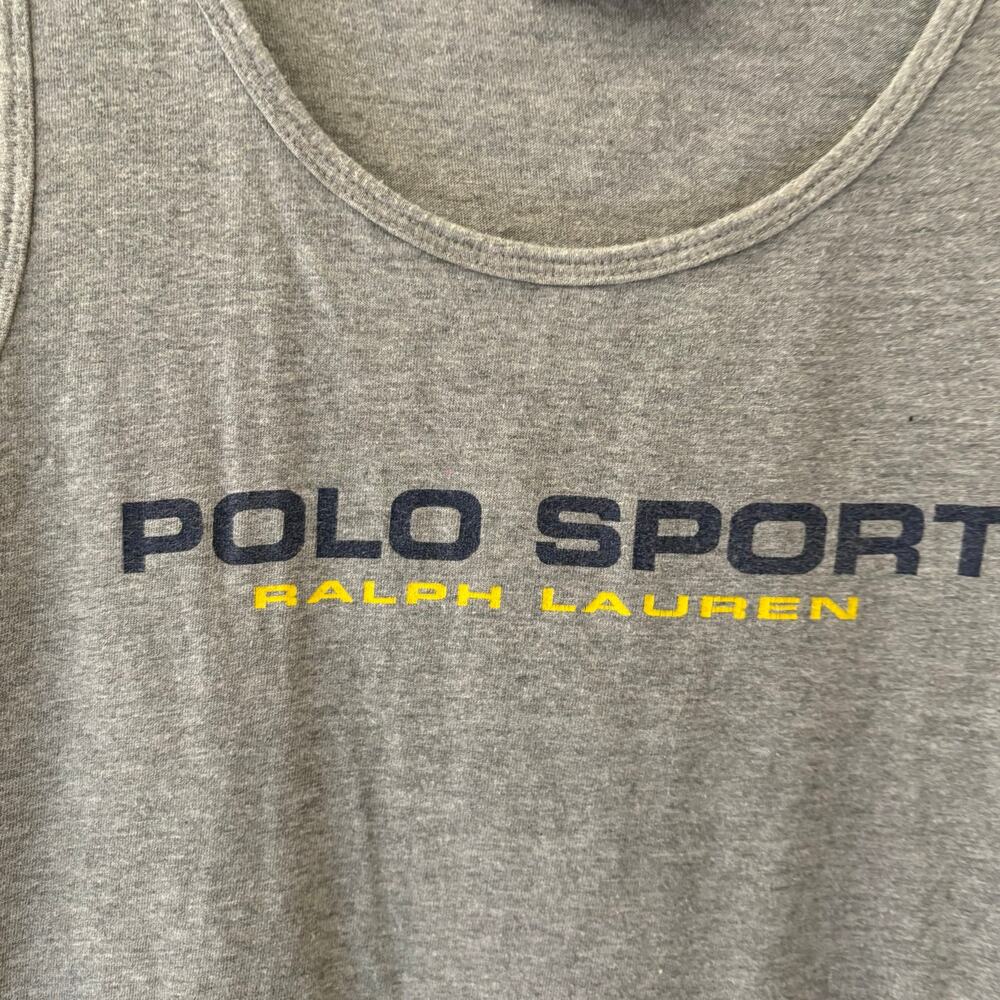 Polo Sport Ralph Lauren Vintage 90s Y2K Tank Top Size Large - Picture 4 of 5